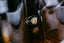 silver and gold ring on desk
