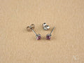 Luminous Spark Earrings: 18K Gold CZ Stud Earrings