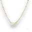 Elegant 18k gold diamond anklet with bezel-set diamonds and lobster clasp, perfect art gold jewelry