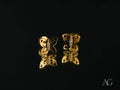 Ethereal Wings Butterfly Earrings in 18K Gold