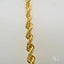 Gleaming 18k Gold Rope Chain showcasing timeless elegance in art gold jewelry design