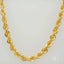 Thick twisted 18k gold rope chain showcasing timeless elegance in art gold jewelry style