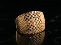 Malha Diamond-Cut Ring in 18K Gold