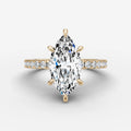 Hidden Halo & Pave - Marquise