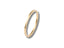 Polished gold wedding band from Essence Linea 1mm Ring collection, exemplifying art gold jewelry