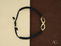 Eternal elegance: 18k gold infinity bracelet