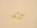 Geometric Diamond Earrings