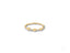Luxurious art gold Love elegance 18k ring with solid 18k yellow gold cz heart accents