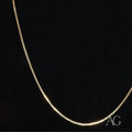Luxurious 14k gold box chain