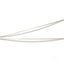 Luxurious 14k gold box chain with two delicate gold-colored chains on white background