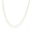Luxurious 18k gold delicate chain necklace with small oval links for elegant style