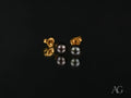 Midnight Elegance Earrings– 18K Gold Black Pearl Stud Earrings