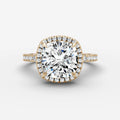 Halo & Pave - Cushion