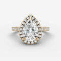Halo & Pave - Pear