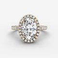 Halo & Pave - Oval