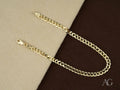 Timeless elegance: 18k solid gold cuban link bracelet