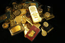 Gleaming 1kg Swiss gold bar stamped Switzerland .999 fine for art gold jewelry