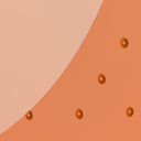 Fred Leighton orange circular beads on peach background