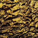 Shiny rippled 14k gold foil texture for engagement rings