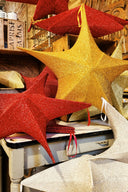 Glittery gold star handmade gold jewelry for 18k gold wedding band