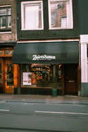 A dutch storefront for zuivelhoeve dairy products.