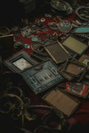 a table topped with lots of different types of items