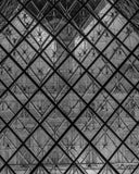 Glass pyramid lattice evokes royal jewels diamond pattern in art gold jewelry.