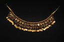 silver and gold beaded necklace