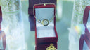gold and silver round analog watch