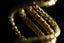 a gold star with lights
