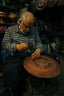 a person sitting at a table