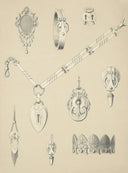 Collection of antique jewelry and adornments