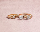 Stunning 18k gold engagement ring trends: vintage diamond rings