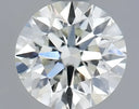 0.71ct Round Brilliant Cut Natural Diamond Ring in White Art Gold Jewelry