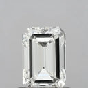 0.90ct Emerald Lab Grown Diamond Ring in Art Gold Jewelry