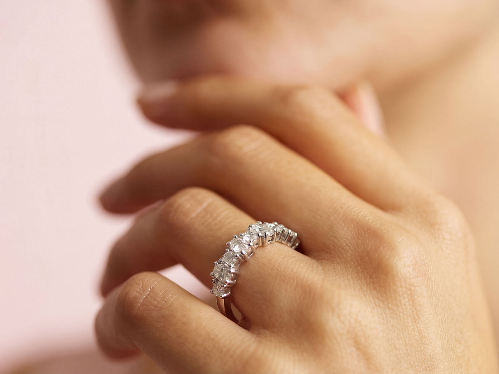 Diamond Ring half band