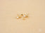 18K Gold Pearl Stud Earrings showcasing elegant art gold jewelry with lustrous pearls