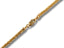 18K yellow gold art gold jewelry wheat chain with lobster clasp for elegant style
