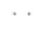 Celestial Sparkle 18K Gold Star stud earrings with CZ stones and screw backs