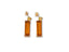 18k Yellow Gold Citrine Earrings from Solaris Legacy Collection with golden light design