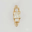 18k gold ring with 0.98ct diamond, luxury and elegance.