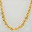 18k Gold Rope Chain with Intricate Design and Timeless Elegance