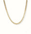 Authentic 18k gold modern jewelry gold chain necklace with star-shaped links