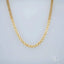 Elegant gold box chain necklace from authentic 18k gold modern jewelry collection