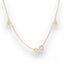18k gold anklet with dazzling charms and securely set zirconias for elegant jewelry
