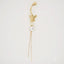 Gold-toned 18k gold bellybutton piercing with butterfly charm and cubic zirconia, Greater Boston area