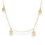 18k gold anklet with charming butterfly pendants and five butterfly charms
