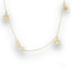 18k gold anklet with charming butterfly pendants and iridescent beads for elegant style