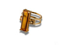 18K gold citrine ring from Solar Aura Collection