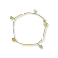 CZ Bracelet for Kids in 18K Gold